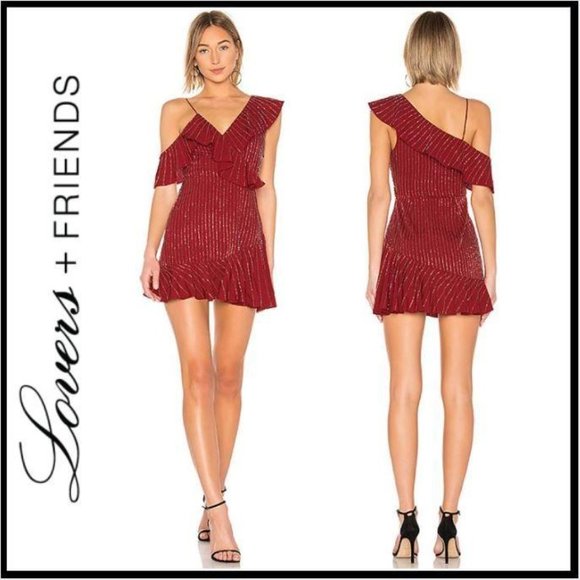 NWT Lovers + Friends Jenny Embellished Mini Dress - Picture 2 of 6